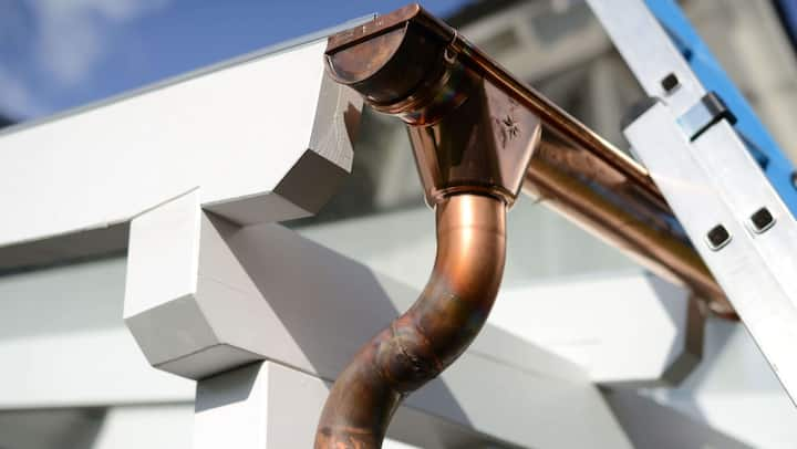 Make your property stand out with copper gutters. Contact for gutter installation in Atlanta